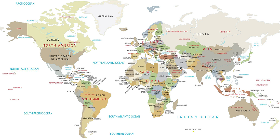 Our global presence map